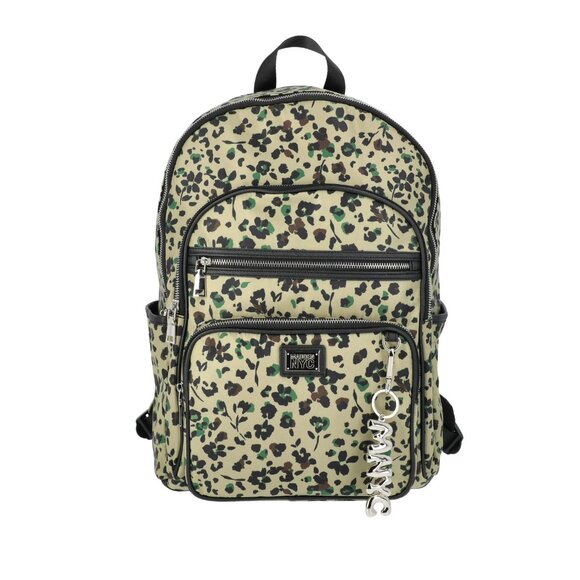Madden NYC Women's Multi Pocket 17" Dome Backpack, Floral Cheetah, Polyurethane - Picture 1 of 4